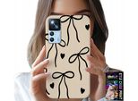 Custodia Per Xiaomi 12T / 12T Pro - Fiocco Beige Con Motivi Di Moda A Nastro