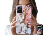 Custodia Per Xiaomi Note 12 4G - Marmo Rosa E Bianco, Motivi In Pietra