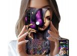 Pouzdro Pro Xiaomi Nota 8T - Anti Social Farfalla Rosa Farfalla + Sklo
