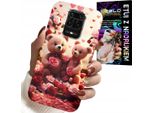 Custodia Per Xiaomi Note 9 Pro / 9S - Orsacchiotti, Ti Amo, Cuori Molti Disegni Della Custodia