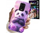 Custodia Per Xiaomi Note 9 Pro / 9S - Simpatici Motivi Panda Per Bambini + Vetro