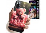 Custodia Per Xiaomi Note 10 Pro - Orsacchiotto Rosa Regalo Di Famiglia + Lamina