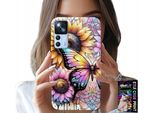 Custodia Per Xiaomi 12T / 12T Pro - Girasole Con Farfalla, Custodia + Lamina