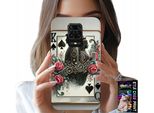Pouzdro Pro Xiaomi Note 9 Pro / 9S - Card Queen Poker Card + Sklo