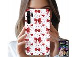 Custodia Per Xiaomi Note 8 - Nastri Rossi Con Motivi Di Moda