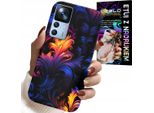Custodia Per Xiaomi 12T / 12T Pro - Motivi Astratti Colorati + Lamina
