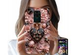 Pouzdro Pro Xiaomi Note 9 - Design Femminile Lucchetto Cuore Caso + Sklo