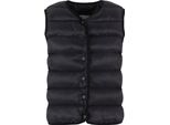 DáMská Vesta Urban Classics Ladies Button Puffer Vest Nero - S