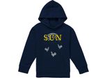 Sun Records - Felpa Con Cappuccio "Sun Songs"" Per Bambini, Screziata TV25924 (116) (Navy)"