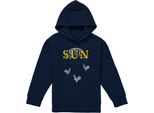 Sun Records - Felpa Con Cappuccio "Sun Songs"" Per Bambini, Screziata TV25924 (128) (Marina)"