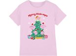 Peppa Pig - Maglietta "Merry Oinkmas"" Per Bambini TV26581 (128) (Rosa)"