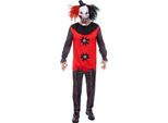 Smiffys - Set Di Costumi Da Uomo "Chuckles"" SM3508 (Xl) (Rosso/Nero/Bianco)"