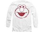 Sesame Street - T-Shirt Unisex Uomo/Donna, Manica Lunga TV26938 (L) (Bianco)