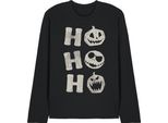 Maglietta The Nightmare Before Christmas - "Ho Ho Ho"" Per Uomo/Donna Unisex, Manica Lunga TV26565 (Xxl) (Nero)"