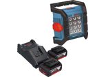 Faro Da Cantiere A Batteria Bosch Gli 18V-1200 C Professional 18 V 1200 Lm + 2 Batterie Da 5,0 Ah + Caricabatterie