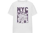 Teenage Mutant Ninja Turtles - Maglietta "Nyc"" Da Donna TV27089 (S) (Bianco)"