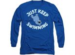 Sesame Street - Maglietta "Just Keep Jumping"" Per Uomo/Donna Unisex, Manica Lunga TV26904 (Xxl) (Royal Blue)"