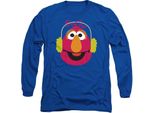 Sesame Street - Maglietta Per Uomo/Donna Unisex, Disegno Natalizio TV26649 (Xxl) (Blu Reale)
