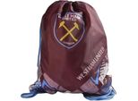 West Ham United Fc - Borsa Da Ginnastica "Vector"", Palestra TA14067 (Taglia Unica) (Vino Rosso/Blu/Giallo)"