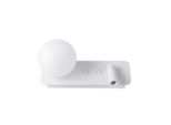 Applique Da Parete Con Luce Da Lettura Led 3W 2800K E Globo In Vetro Stampato G9 “Domo”
