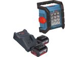 Faro Da Cantiere A Batteria Bosch Gli 18V-1200 C Professional 18 V 1200 Lm + 2 Batterie 4,0 Ah + Caricabatterie