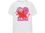 Sesame Street - Maglietta "Love"" Da Donna, San Valentino TV26951 (Xl) (Bianco)"