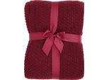 Mountain Warehouse - Coperta In Tessuto Jersey, Foderata Borg MW4713 (Taglia Unica) (Rosso Borgogna)