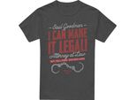 Breaking Bad - "Posso Renderlo Legale!"" Maglietta Da Uomo/Donna Unisex TV26959 (3XL) (Carbone)"