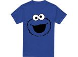 Sesame Street - Maglietta Da Uomo/Donna Unisex, Screziata TV26945 (3XL) (Blu Reale)