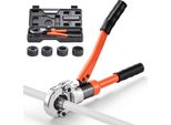 Pinze A Crimpare Idrauliche Vevor, Pinze A Crimpare Per Tubi In Plastica Pex E Alluminio, Pinze A Crimpare Per Tubi Con Ganasce U16 U20 U25 U32 E Custodia Per Il Trasporto, Set Di Utensili A Crimpare Per Riparazioni E Installazioni Idrauliche