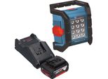 Faro Da Cantiere A Batteria Bosch Gli 18V-1200 C Professional 18 V 1200 Lm + 1X Batteria 5,0 Ah + Caricabatteria