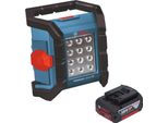 Faro Da Cantiere A Batteria Bosch Gli 18V-1200 C Professional 18 V 1200 Lm + 1X Batteria 4,0 Ah - Senza Caricabatteria