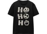 The Nightmare Before Christmas - Maglietta "Ho Ho Ho"" Da Donna TV26579 (Xxl) (Nero)"