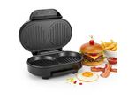 Forsmano Macchina Per Hamburger, Griglia Per Hamburger, Doppia Piastra 1000W, Antiaderente, Macchina Per La Colazione, Pressa Per Hamburger, Riscaldamento Rapido