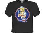 Amplified - Top Corto "Enema Of The State"" Da Donna GD4166 (Xxl) (Charcoal)"