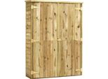 Vidaxl Capanno Per Attrezzi Da Giardino 123X50X171 Cm In Legno Di Pino Impregnato