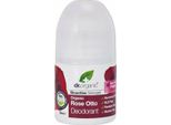 Dr Organic Rose Otto Deodorant Roll On 50Ml