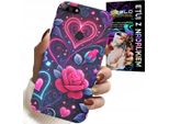 Custodia Per Huawei Y7 2018 - Cuore, Rosa, Custodia Teeny + Vetro