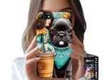 Custodia Per Huawei Y7 2018 - Bulldog Coffi Love, Girasoli, Custodia Psi