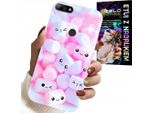 Custodia Per Huawei Y7 2018 - Modello Marshmallow Dolce, Custodia, Retro