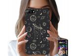 Custodia Per Huawei Y7 2018 - Cosmo Pianeti Stelle Luna + Vetro