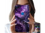 Custodia Per Huawei Y6S - Viola Marmo Moda Donna + Vetro