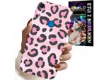 Custodia Per Huawei Y6S - Pantera Rosa Leopardata Disegni Femminili