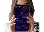Custodia Per Huawei Y7 2018 - Disegni Con Pianeti, Stelle E Galassie Del Cosmo