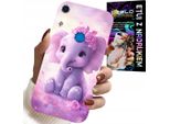 Custodia Per Huawei Y6S - Simpatico Elefante Su Sfondo Rosa Custodia + Pellicola