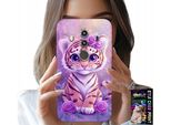 Custodia Per Huawei Mate 10 Pro - Simpatica Tigre Su Sfondo Rosa + Foil