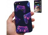 Custodia Per Huawei Y7 2018 - Custodia Per Giocatori, Disegni Di Giochi + Vetro