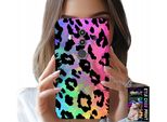 Custodia Per Huawei Mate 10 Pro - Vetro Posteriore Colorato Con Stampa Leopardo Arcobaleno