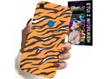 Custodia Per Huawei Y6S - Cover Posteriore A Strisce Di Tigre + Vetro