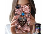 Custodia Per Huawei Y6S - Design Femminile Custodia A Cuore Con Lucchetto + Vetro